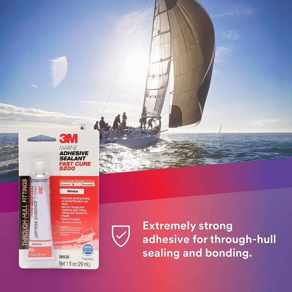 3M™ Fast Cure 5200 WHT Sealant 3 oz - Image 2